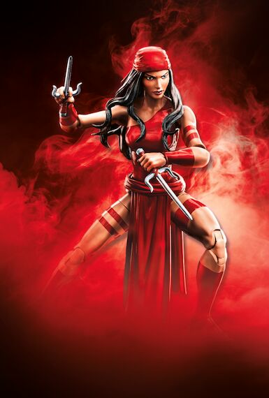 Marvel Legends Elektra Spider-man Series 9 - Hasbro (MARVEL) action figure collectible - Main Image 2