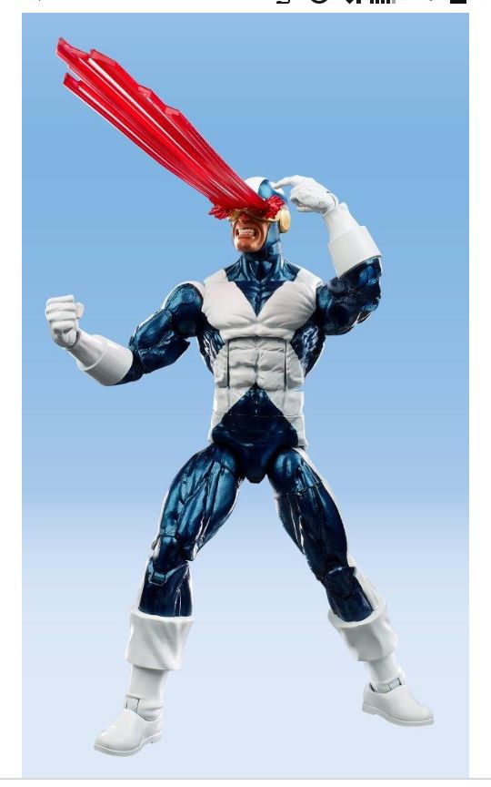 Marvel Legends X-Men Vintage Series 3 - Cyclops (X-Factor Costume) - Hasbro (Marvel Legends Vintage Series) action figure collectible - Main Image 2