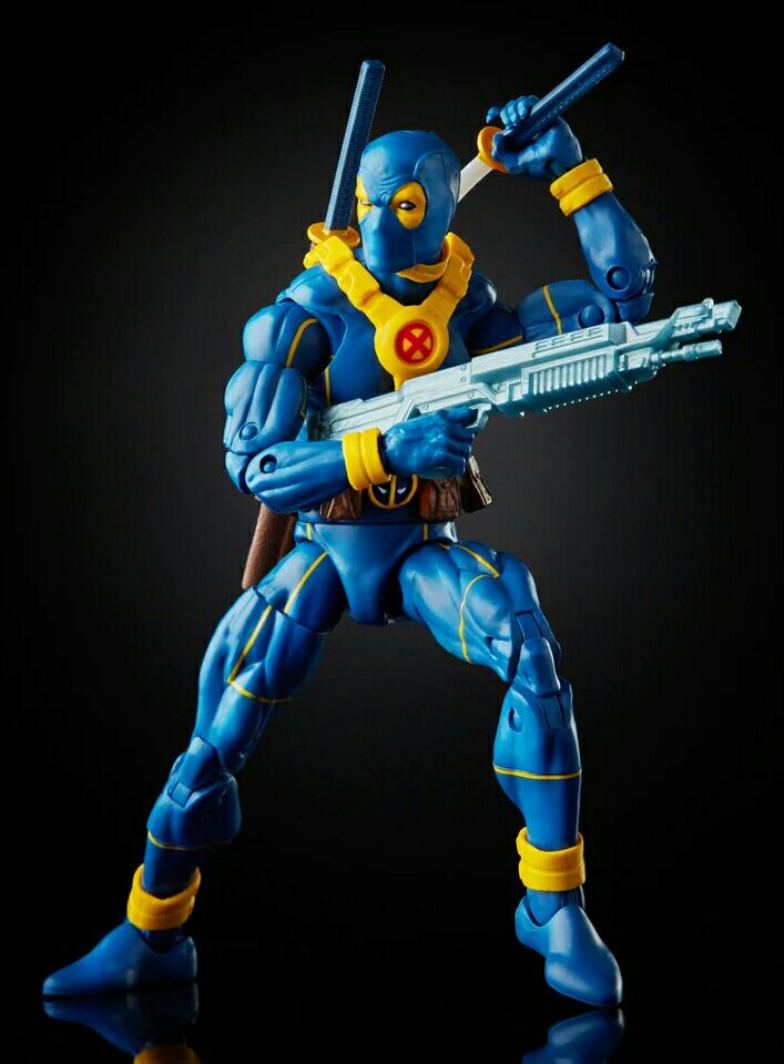 Marvel Legends - Deadpool Series 3 - Deadpool (Blue Costume) - Hasbro action figure collectible - Main Image 2