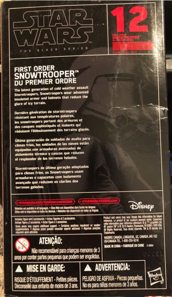 First Order Snowtrooper - Hasbro (Star Wars Black Series) action figure collectible - Main Image 2