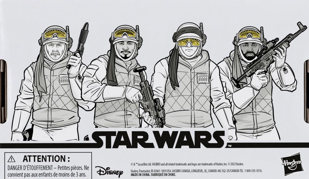 Rebel Soldier (Echo Base Battle Gear) 4-Pack - Hasbro (Star Wars: Episode V - The Empire Strikes Back) action figure collectible [Barcode 5010994180591] - Main Image 2