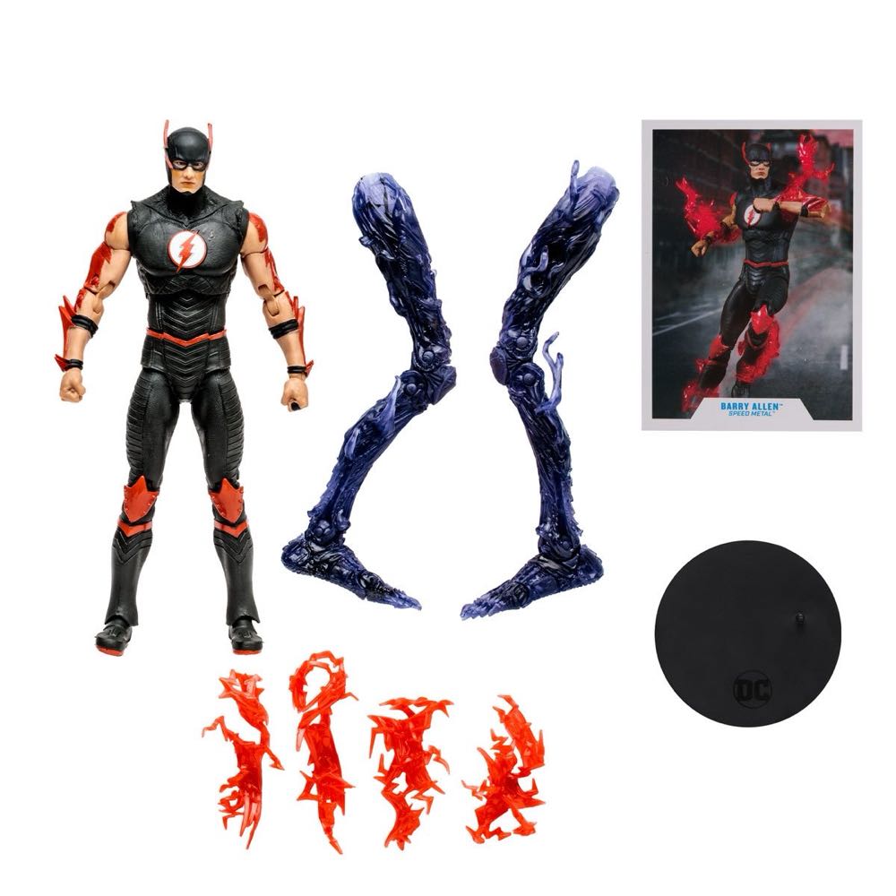 Flash DC Multiverse Speed Metal Barry Allen BAF The Darkest Night - McFarlane Toys / DC Multiverse (DC Multiverse) action figure collectible [Barcode 787926154894] - Main Image 3