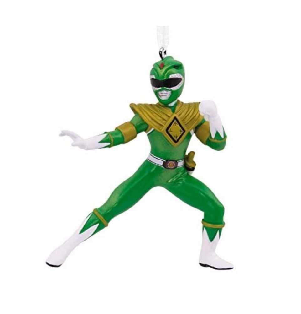 Hallmark Power Rangers Green Ranger Tommy Oliver Mini Figure Ornament  - Hallmark action figure collectible [Barcode 763795796038] - Main Image 3