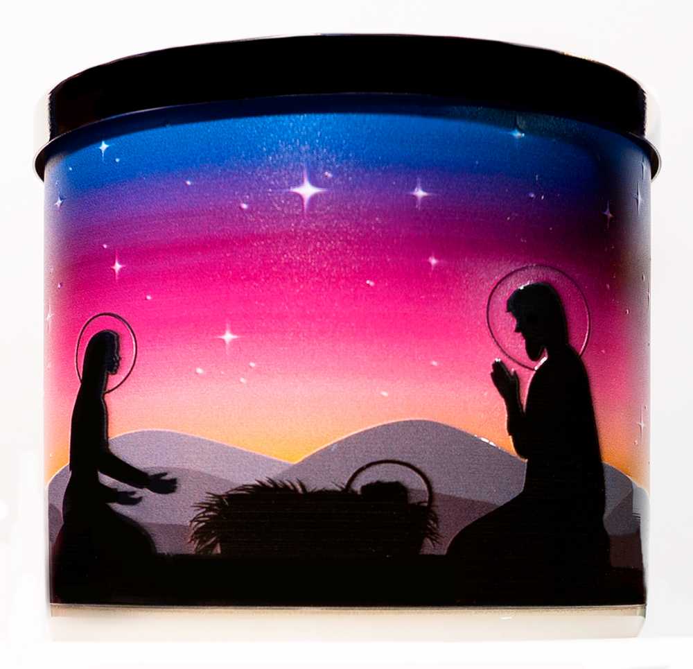 CANDLE: Christmas Kringle Away In A Manger  3 wick 2022 - Kringle Candle (Christmas Candles) action figure collectible [Barcode 846853079691] - Main Image 3