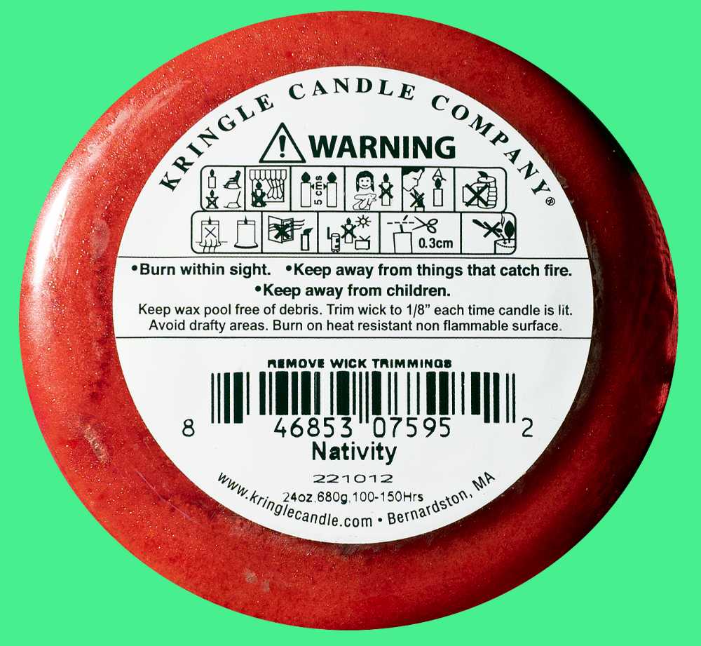 CANDLE: Christmas Country Candle Nativity 2022 Kringle  - Kringle Candle (Christmas Candles) action figure collectible [Barcode 846853075952] - Main Image 2