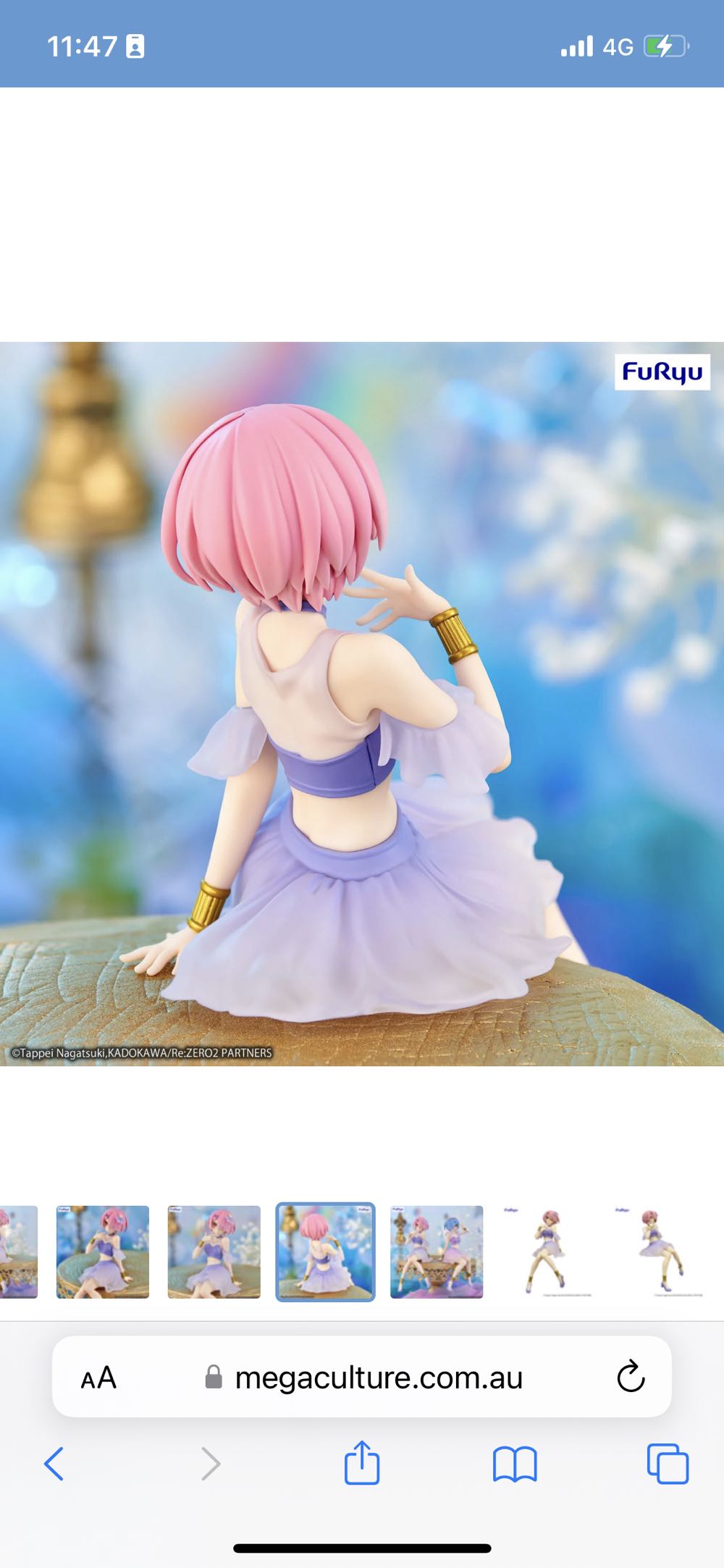 Ram: Re:Zero - FuRyu (Anime - Re:Zero) action figure collectible - Main Image 2