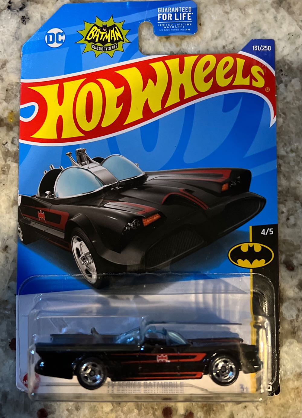 Hot wheels TV series Batmobile 3/5  action figure collectible - Main Image 1