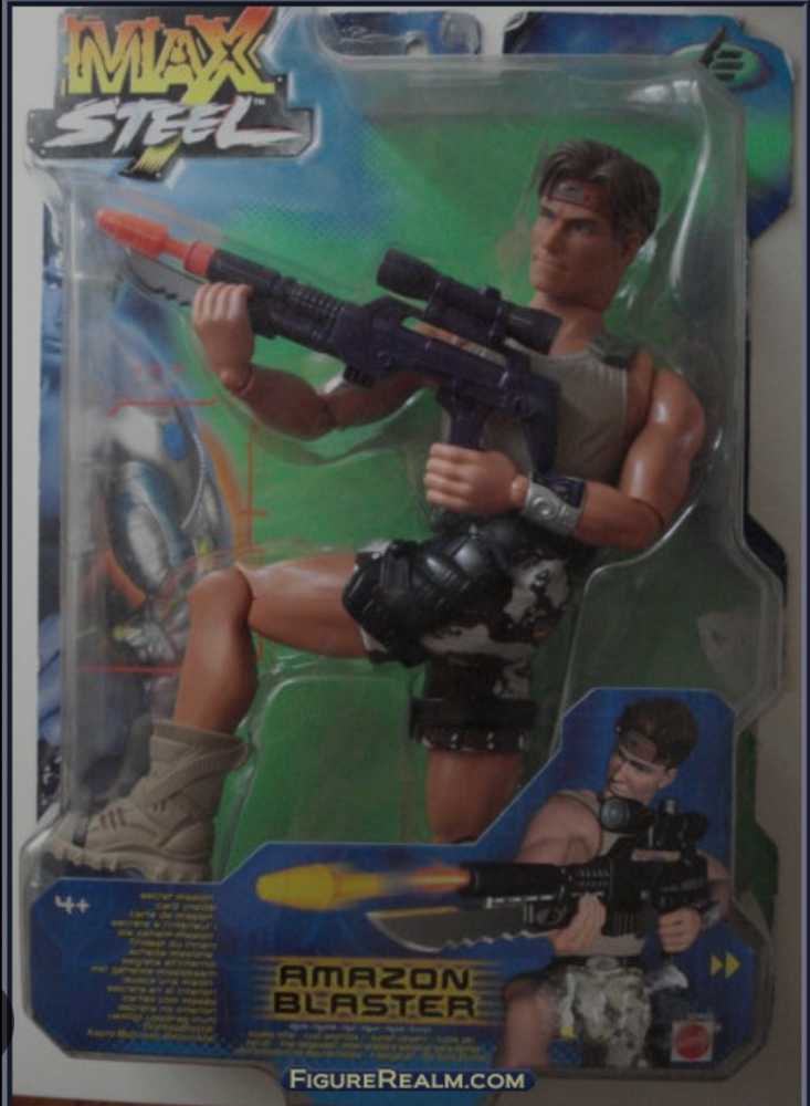 Mattel ”max Steel” Amazon Blaster ”swamp Rifle” Action Figure New! Rare!  action figure collectible [Barcode 074299505157] - Main Image 2