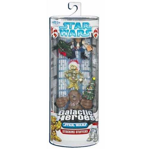 Stocking Stuffers (Han Solo, Chewbacca, C-3PO) - Hasbro action figure collectible [Barcode 653569353652] - Main Image 2