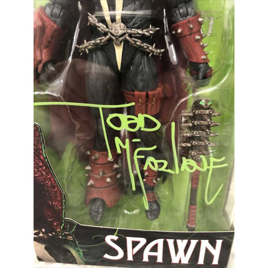 Mcfarlane Toys Mortal Kombat Spawn Signed By Todd Mcfarlane  action figure collectible [Barcode 78792611034] - Main Image 4