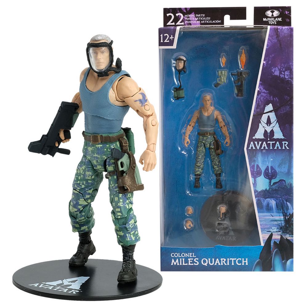 Avatar - Colonel Miles Quaritch - McFarlane Toys (Avatar) action figure collectible [Barcode 787926163032] - Main Image 2