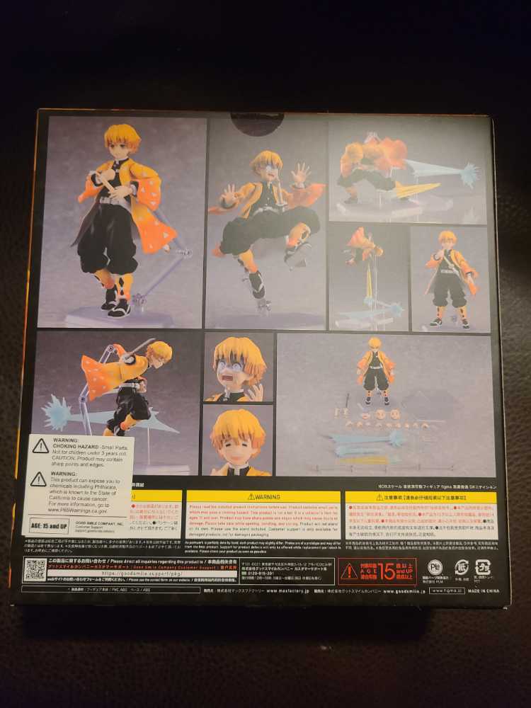 Zenitsu Agatsuma (DX Edition) - Demon Slayer: Kimetsu no Yaiba - figma No.522-DX - Max Factory (Demon Slayer : Kimetsu No yaiba) action figure collectible [Barcode 4545784067475] - Main Image 3