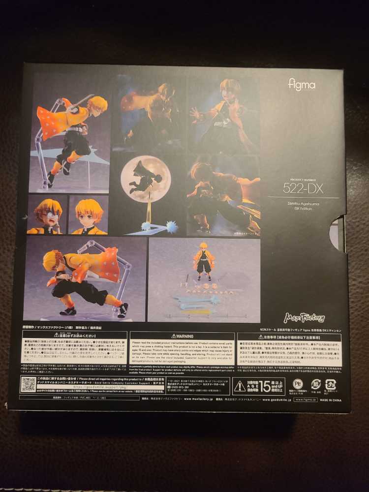 Zenitsu Agatsuma (DX Edition) - Demon Slayer: Kimetsu no Yaiba - figma No.522-DX - Max Factory (Demon Slayer : Kimetsu No yaiba) action figure collectible [Barcode 4545784067475] - Main Image 4