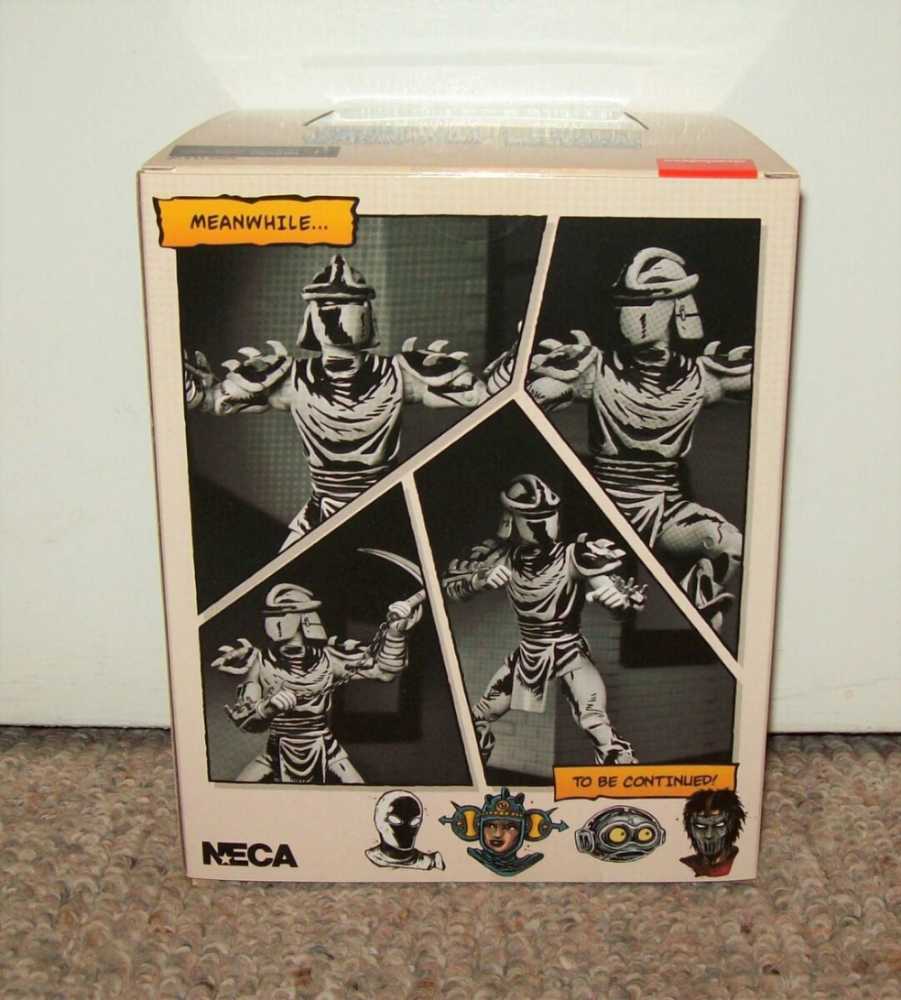 Tmnt Mirage Comics Black White Shredder - Neca/Reel Toys (Teenage Mutant Ninja Turtles) action figure collectible [Barcode 634482542958] - Main Image 3