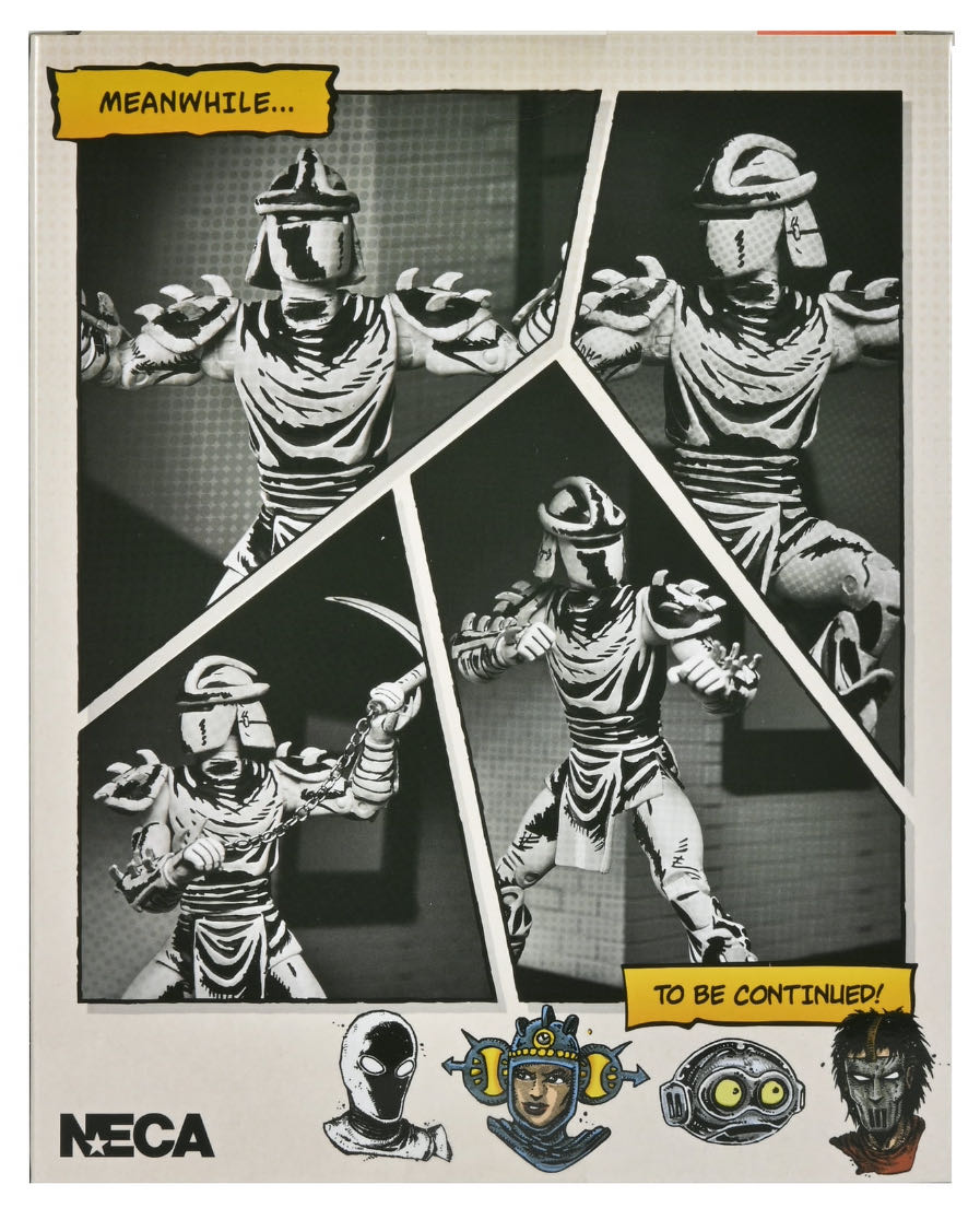 Tmnt Mirage Comics Black White Shredder - Neca/Reel Toys (Teenage Mutant Ninja Turtles) action figure collectible [Barcode 634482542958] - Main Image 4