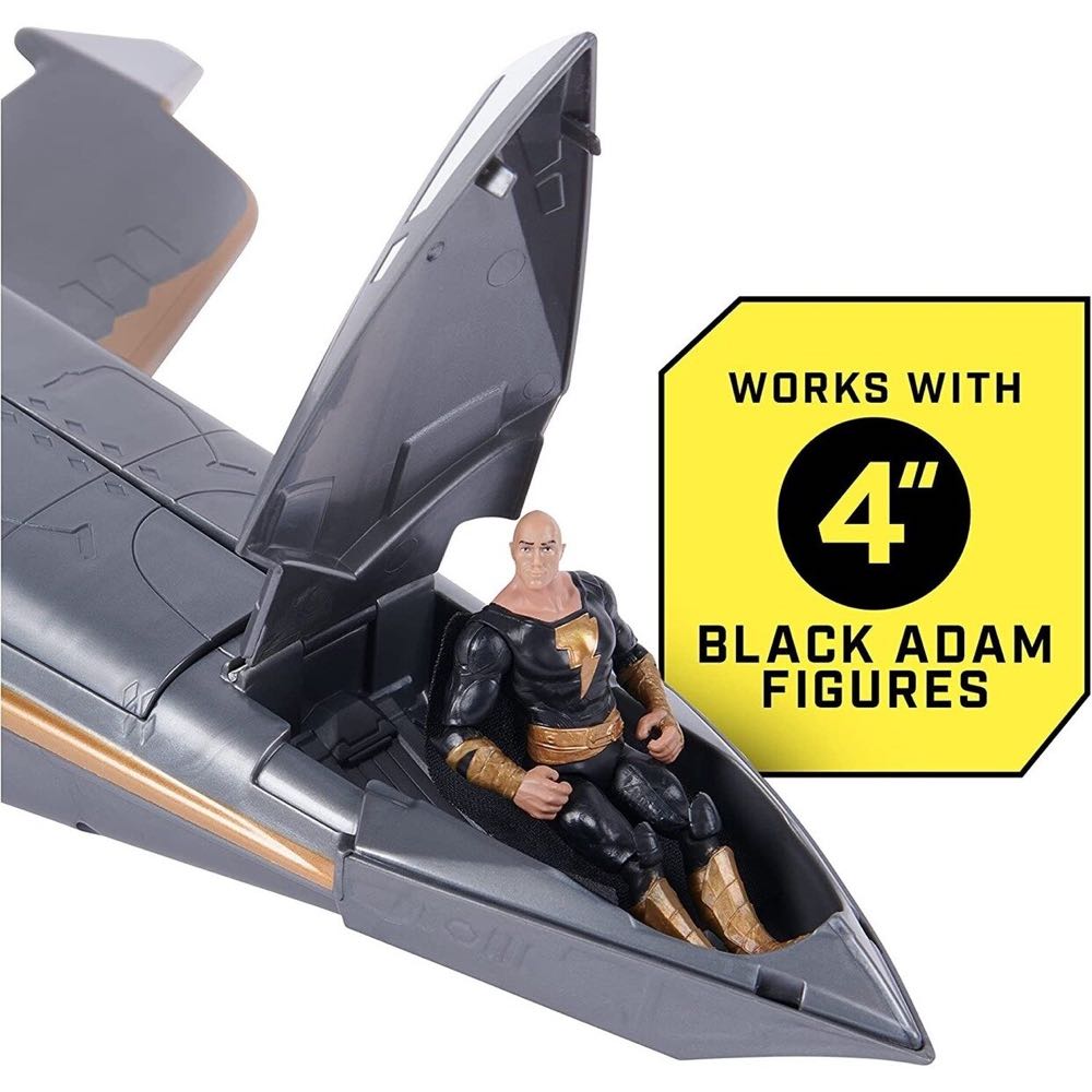 DC Comics Spin Master Black Adam Hawk Cruiser Patrol Includes Black Adam & Hawkman - Spin Master (Black Adam Movie) action figure collectible [Barcode 778988344095] - Main Image 3