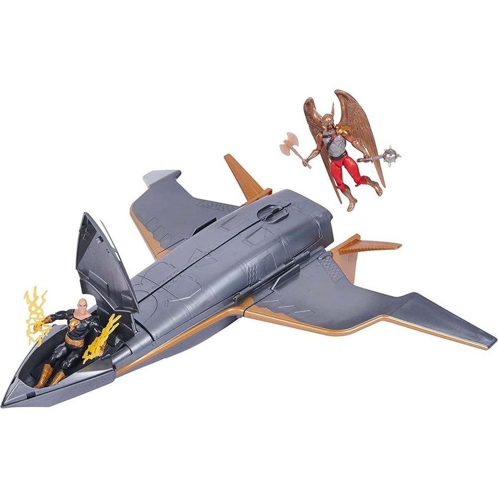DC Comics Spin Master Black Adam Hawk Cruiser Patrol Includes Black Adam & Hawkman - Spin Master (Black Adam Movie) action figure collectible [Barcode 778988344095] - Main Image 4