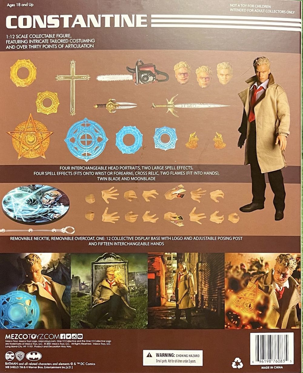 Mezco Dc - Constantine (Deluxe) - Mezco Toyz - One:12 Collective (John Constantine: Hellblazer) action figure collectible [Barcode 696198760835] - Main Image 2