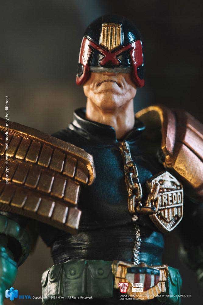 Judge Dredd 2000 A.D. Judge Dredd - HIYA Toys (JUDGE DREDD) action figure collectible [Barcode 6957534201660] - Main Image 3