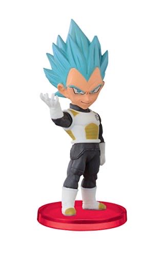 Banpresto Dragon Ball Super 2.4” Super Saiyan God Super Saiyan Vegeta World Collectable Figure Volume 3  action figure collectible [Barcode 045557343064] - Main Image 1