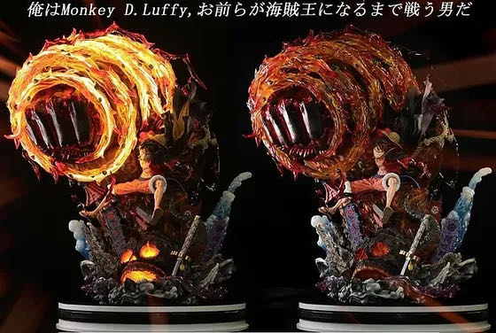 Red Roc Luffy  action figure collectible - Main Image 3