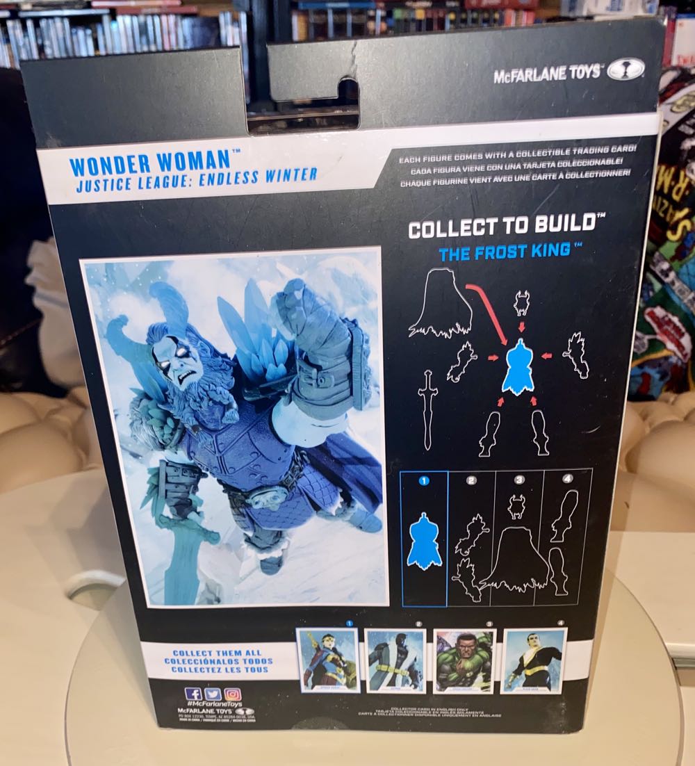Mcfarlane Dc Multiverse Endless Winter Wonder Woman 7” Figure! Baf Frost King - McFarlane (DC Multiverse) action figure collectible [Barcode 787926900538] - Main Image 2