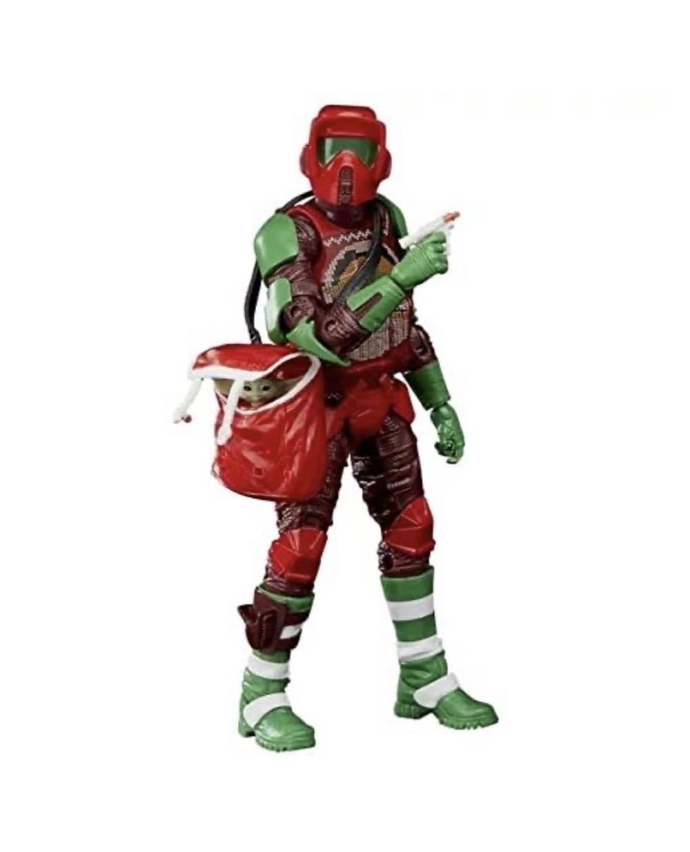 Scout Trooper (Holiday Edition) - Disney / Hasbro (Black Series 6” Holiday 2020- 2024) action figure collectible [Barcode 5010993953943] - Main Image 3