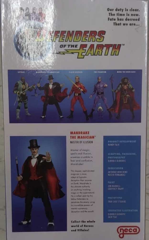 Mandrake The Magician - Defenders Of The Earth  - Neca (Defenders Of The Earth) action figure collectible - Main Image 2