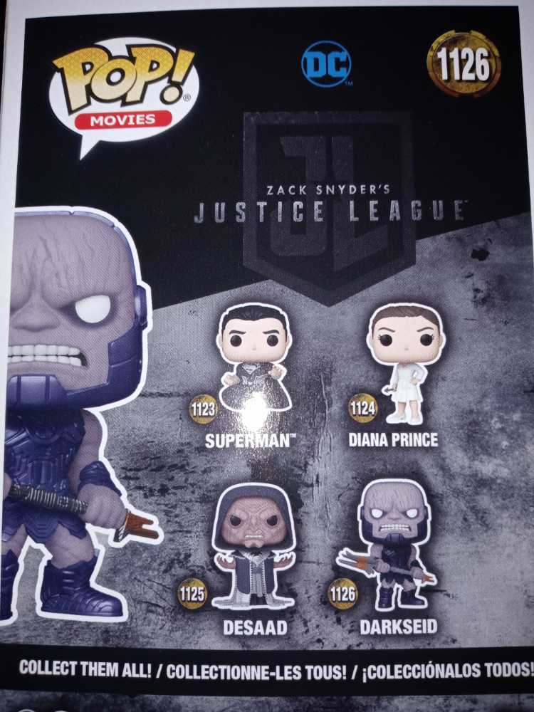 DC- Darkseid Funko 1126 - Funko (Justice League) (Zack Snyders Justice League (2021)) action figure collectible [Barcode 889698572781] - Main Image 2