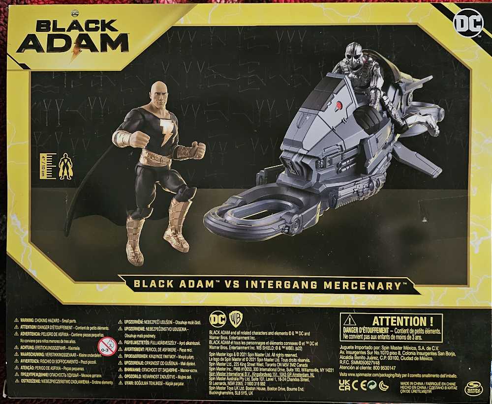 Intergang Mercenary Vehicle Wwe Rock Dc Black Adam Vs Intergang - Spin Master (Black adams) action figure collectible [Barcode 778988344149] - Main Image 2