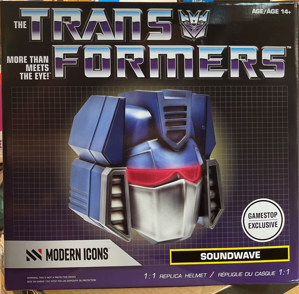 Modern Icons Transformers Soundwave Electronic Helmet New Modern - Modern Icons action figure collectible [Barcode 847509068496] - Main Image 2