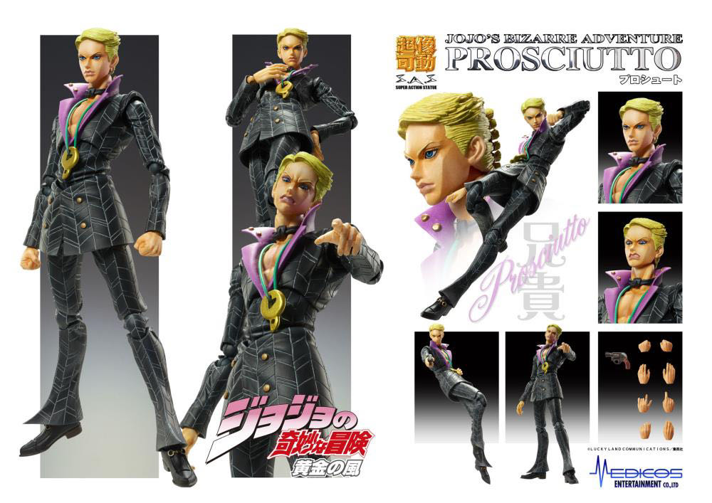 S.A.S. (Part 5): JoJo’s Bizarre Adventure - Prosciutto (#31) - Medicos Entertainment (Super Action Statue) action figure collectible [Barcode 4573488968095] - Main Image 2