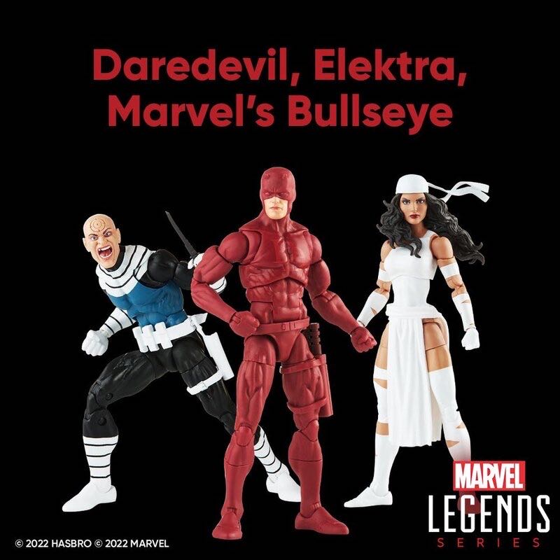 Marvel Legends - DareDevil, Elektra, & Bullseye 3 Pack - Hasbro (Marvel Legends- DareDevil) action figure collectible [Barcode 5010994171414] - Main Image 3