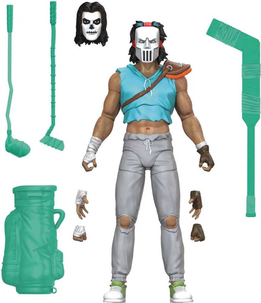TMNT - Casey Jones (Skull Face) - The Loyal Subjects/ BST AXN (Teenage Mutant Ninja Turtles) action figure collectible [Barcode 850031460829] - Main Image 2