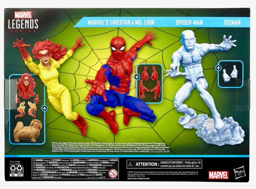Marvel Legends- Spider-Man & His Amazing Friends 3 Pack - Hasbro (Marvel Legends) action figure collectible [Barcode 5010994171391] - Main Image 2