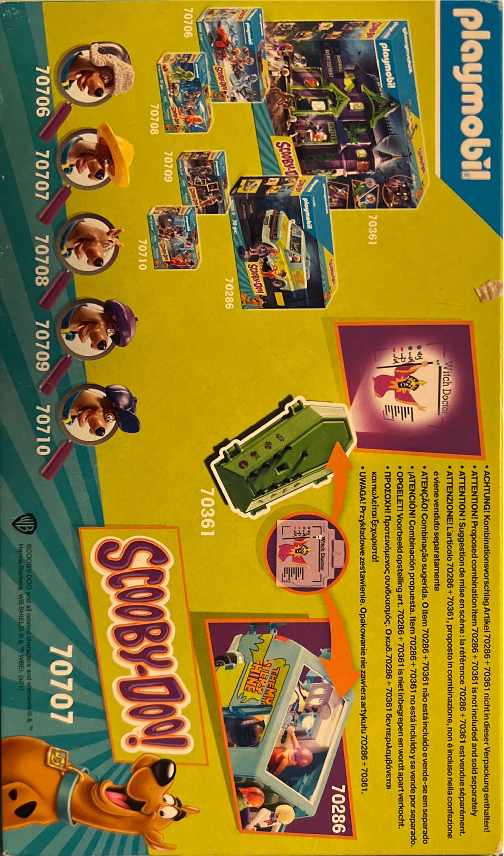 Playmobil Scooby-doo! Adventure With Witch Doctor - Playmobil action figure collectible [Barcode 4008789707079] - Main Image 2