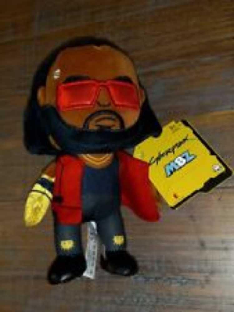 Jinx Cyberpunk M8z Dexter Deshawn Plush Stuffed Toy Multi-colored 8.75” Tall - Jinx (Cyberpunk 2077) action figure collectible [Barcode 889343134302] - Main Image 3