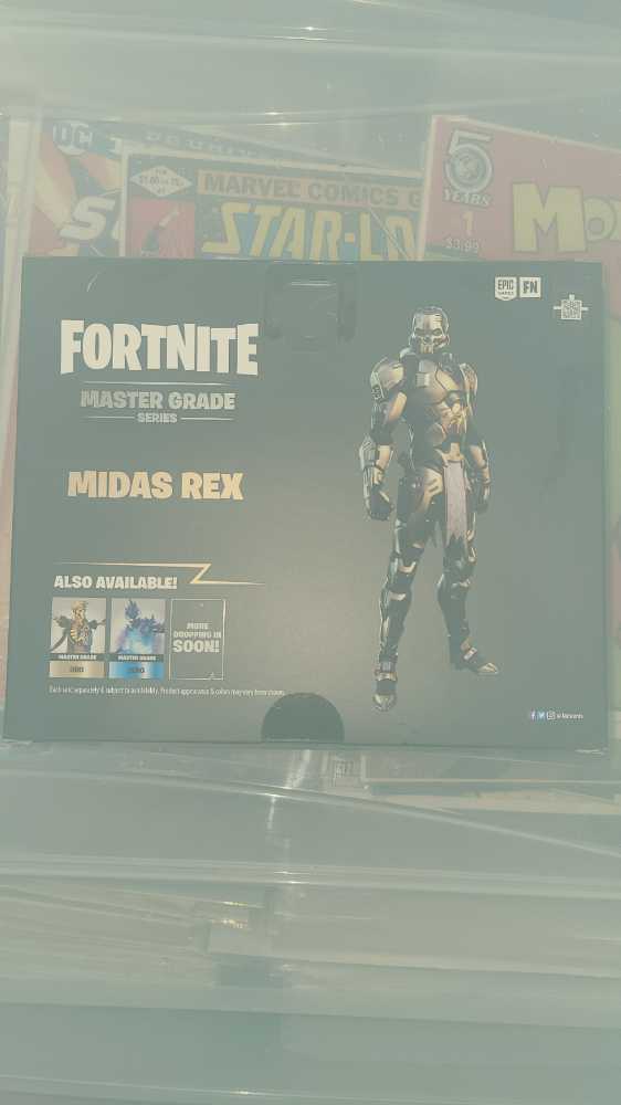 Fortnite Master Grade Midas With Armor Back Bling And Harvesting Tool - Jazwares (Fortnite 4” Figure Collection) action figure collectible [Barcode 191726453819] - Main Image 2
