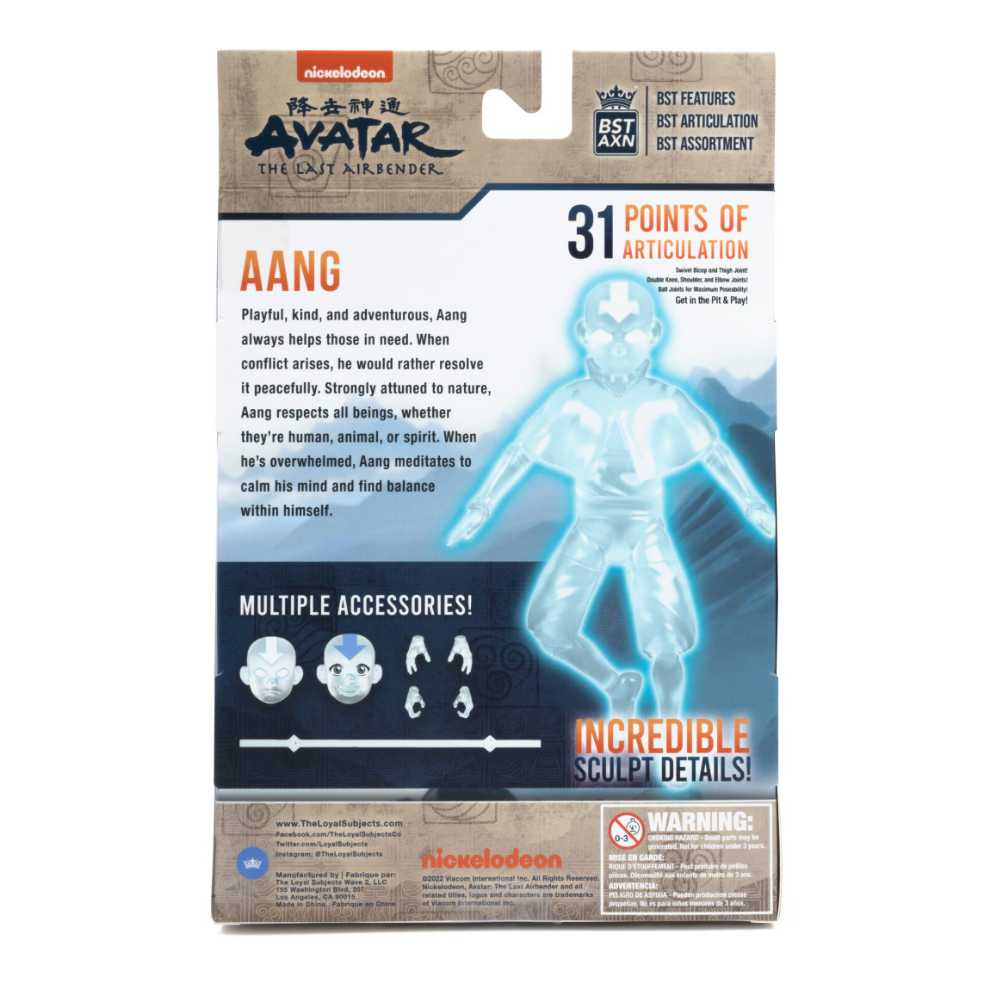 Bst Axn The Loyal Subjects Avatar The Last Airbender SDCC Spirit Aang   action figure collectible [Barcode 850018355643] - Main Image 2