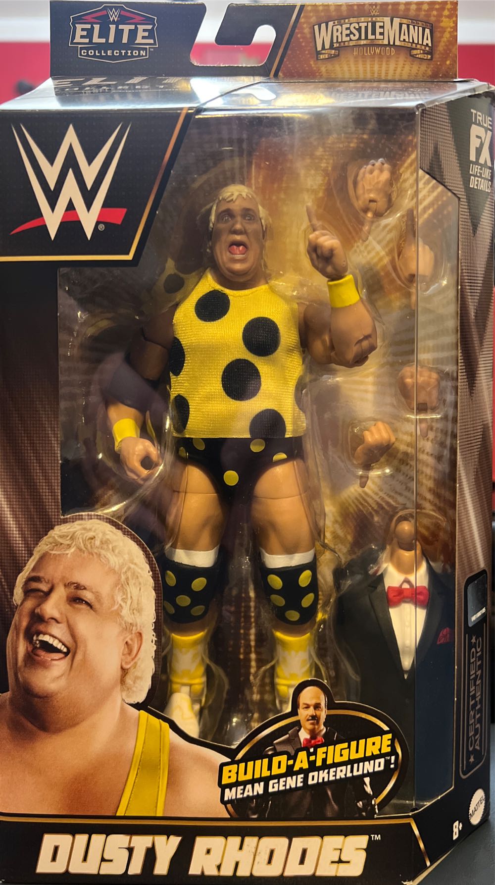 WWE: Dusty Rhodes - Mattel Wwe (Elite Collection WrestleMania) action figure collectible [Barcode 194735105762] - Main Image 2