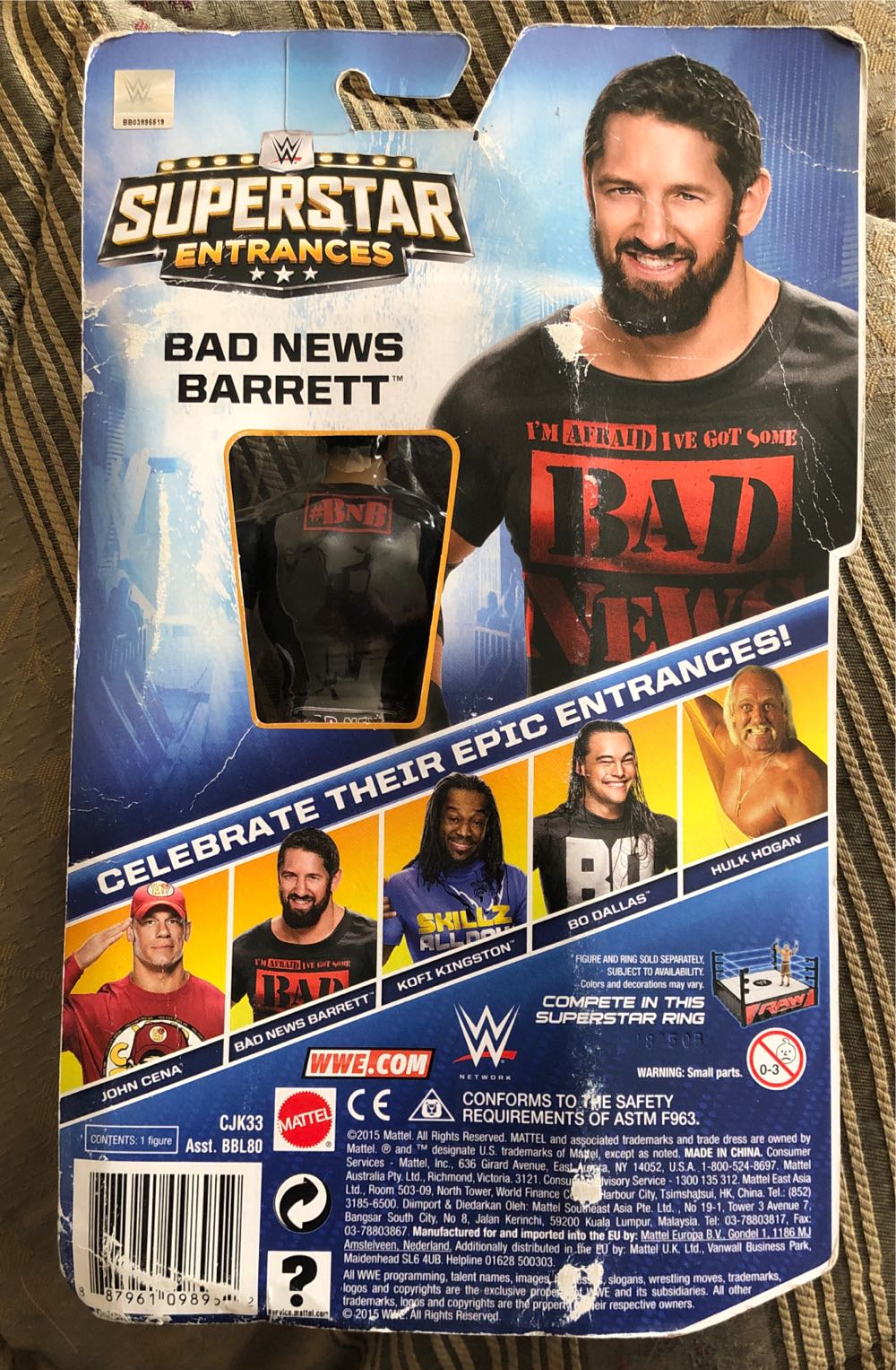 Wade ”bad News” Barrett Superstar Entrances Bad News Barrett- WWE Superstar Entrances Walmart Exclusive - Mattel (Wwe Superstar Entrances) action figure collectible [Barcode 887961098952] - Main Image 2