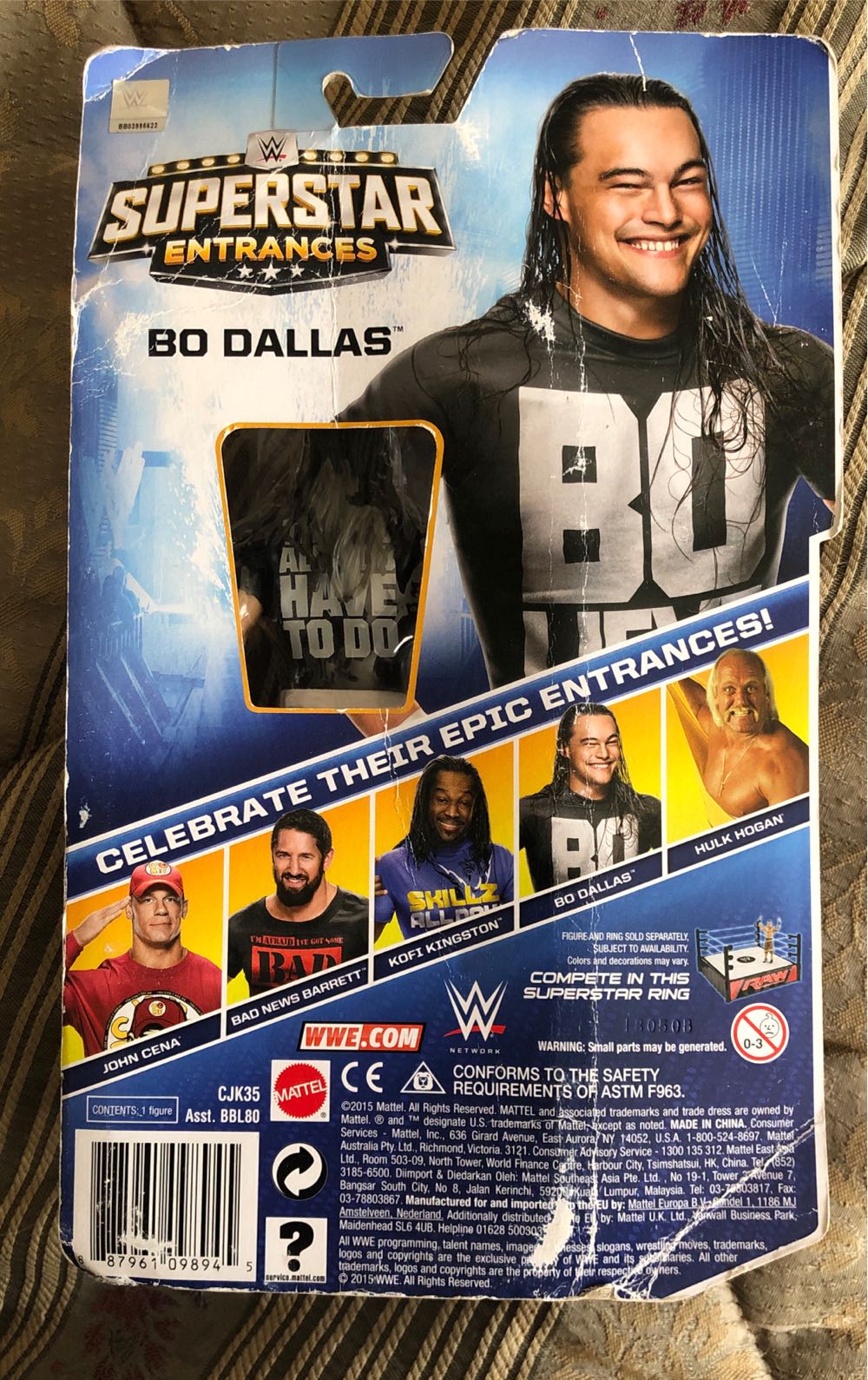 Bo Dallas - WWE Mattel (WWE Basic Superstar Entrance Series 6) action figure collectible [Barcode 887961098945] - Main Image 2