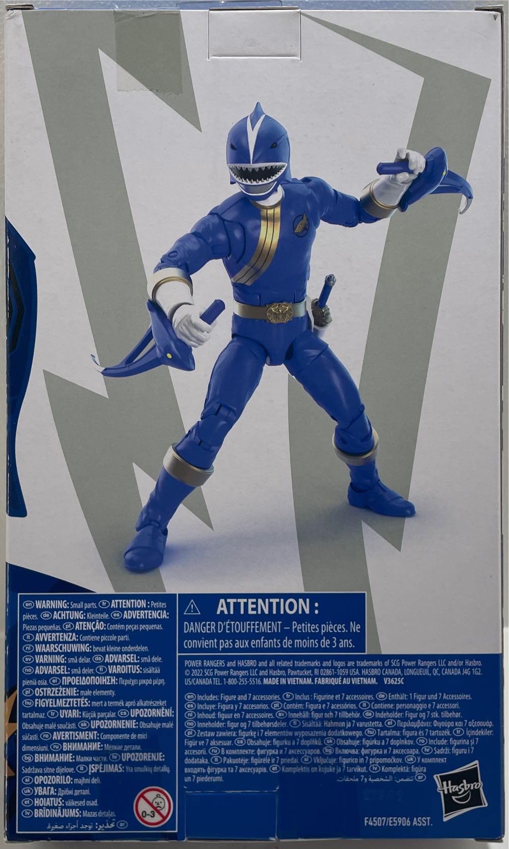 Wild Force Blue Ranger - Hasbro (Power Rangers Lightning Collection) action figure collectible [Barcode 195166158198] - Main Image 2