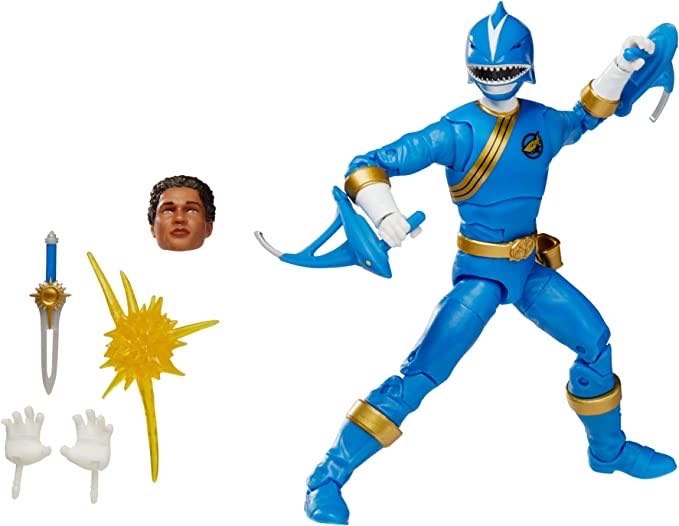 Wild Force Blue Ranger - Hasbro (Power Rangers Lightning Collection) action figure collectible [Barcode 195166158198] - Main Image 3