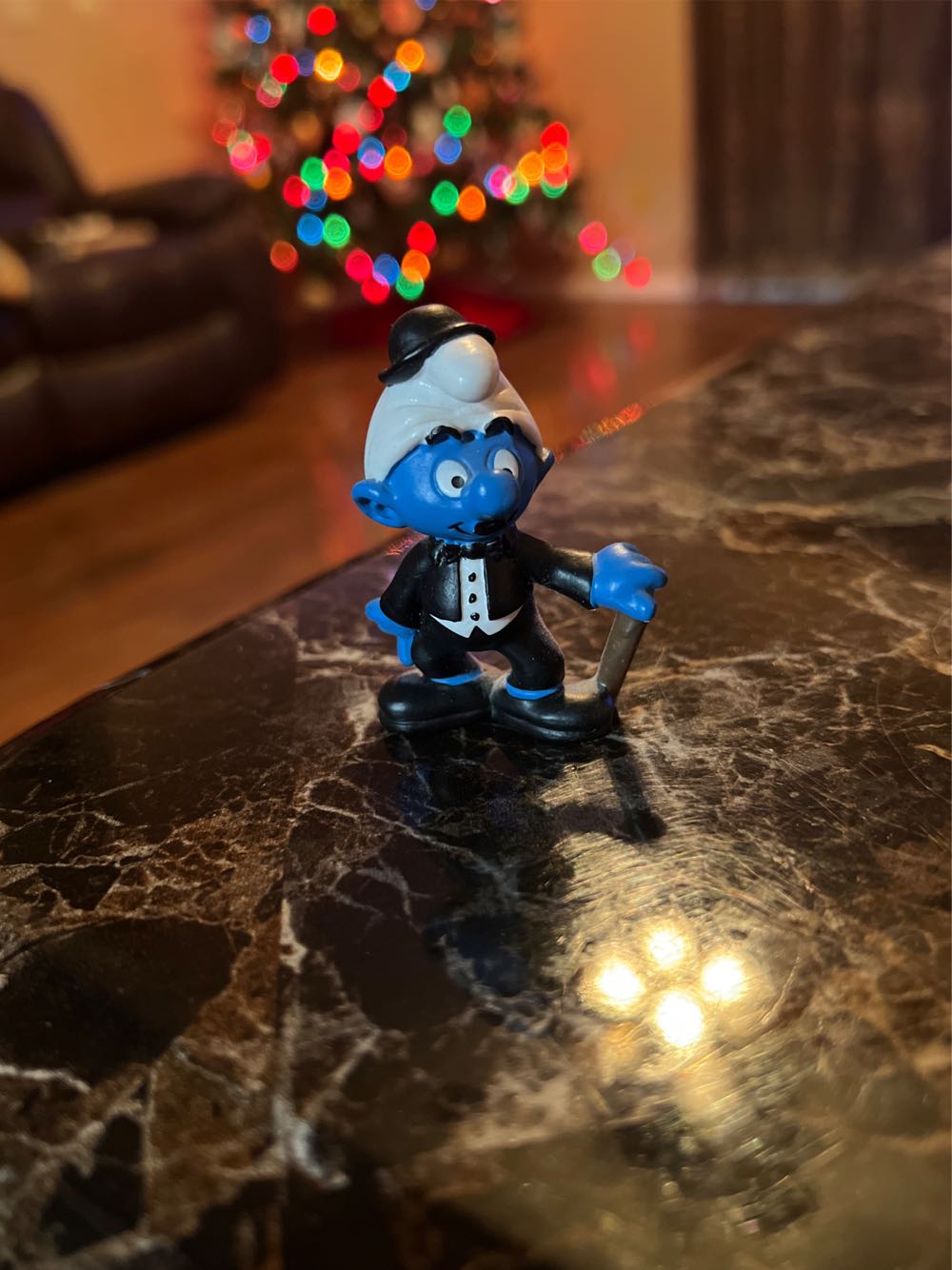 Charlie Chaplin Smurf  action figure collectible - Main Image 1