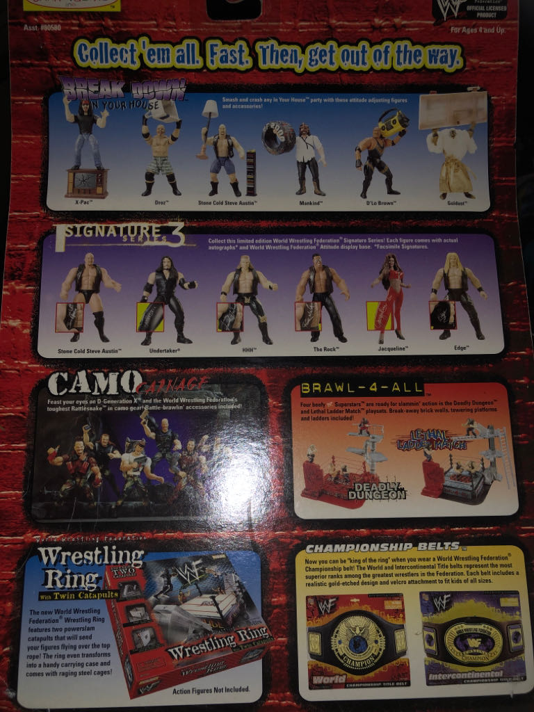 Droz - Breakdown In Your House - Jakks Pacific (WWF Break Down In Your House) action figure collectible [Barcode 039897805856] - Main Image 2