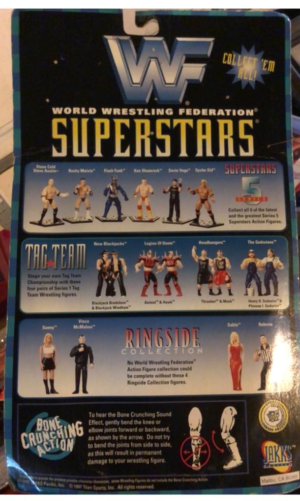 Ahmed Johnson - Jakks Pacific (WWF Best Of 97) action figure collectible [Barcode 039897807454] - Main Image 2