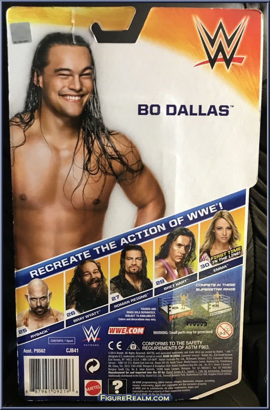 Bo Dallas - Basic Series 29 - Mattel Wwe (Wwe Wrestling) action figure collectible - Main Image 2