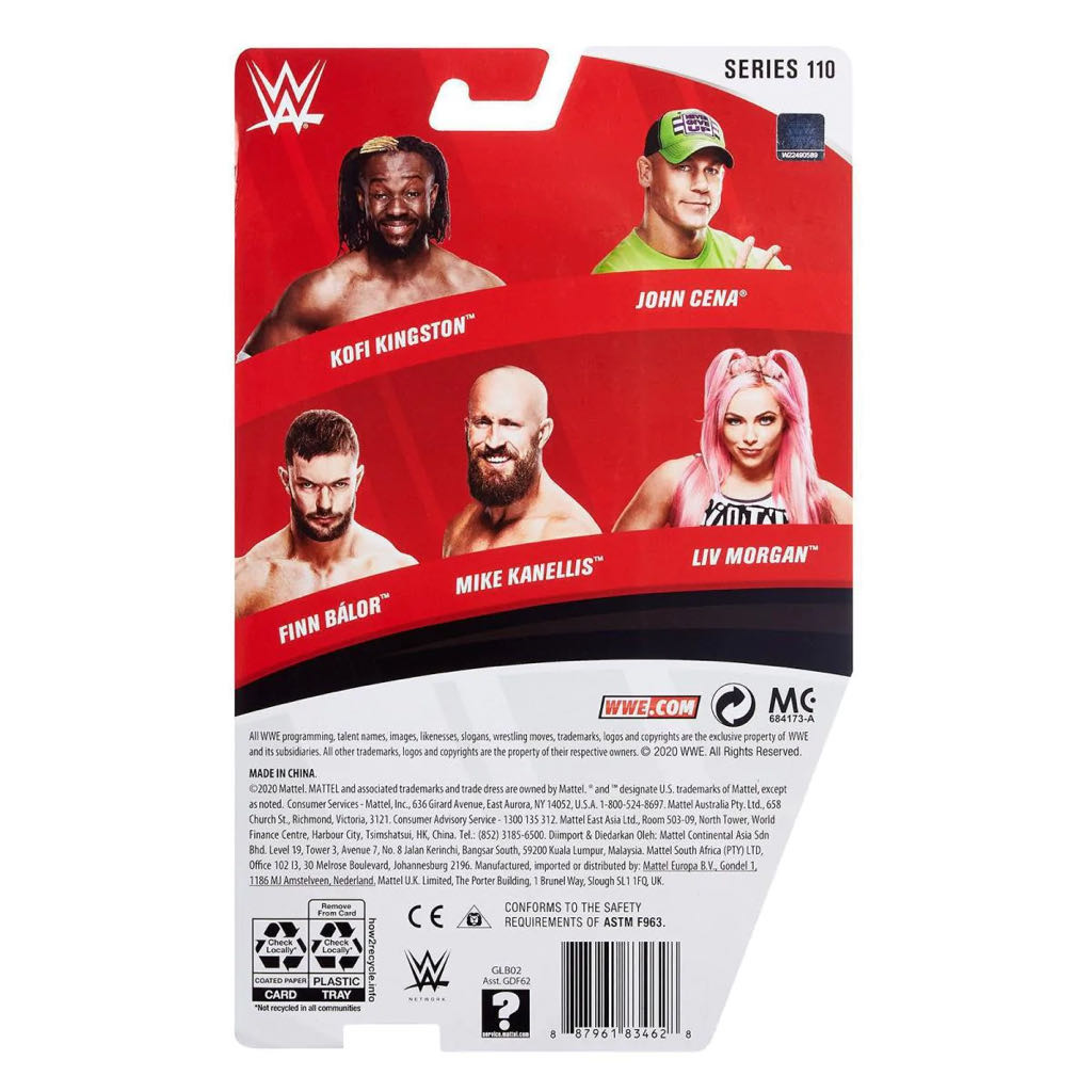 Mike Kanellis - Mattel (WWE Basic Series #110) action figure collectible [Barcode 887961834628] - Main Image 2