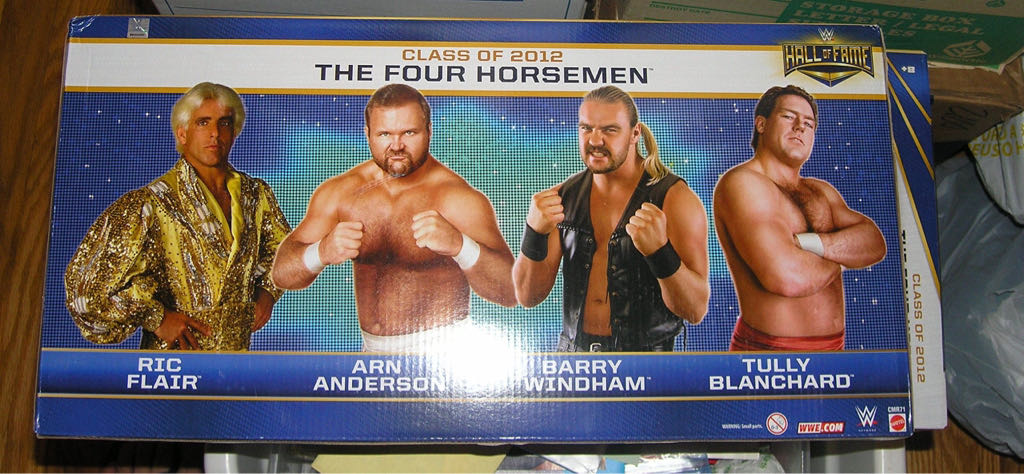 4-Horsemen 4-Pack (Ric Flair, Arn Anderson, Barry Windham & Tully Blanchard) - Mattel (WWE Hall Of Fame) action figure collectible - Main Image 2